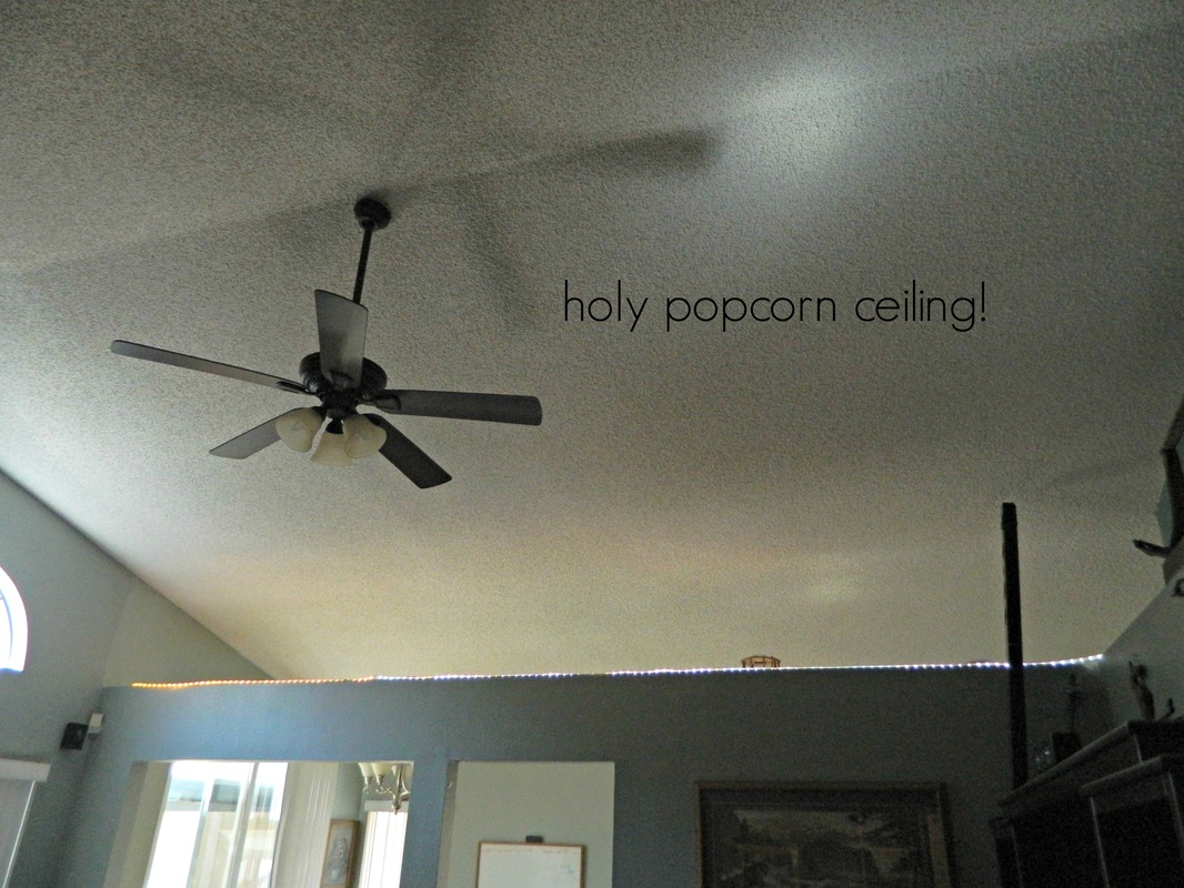 Popcorn Vaulted Ceiling